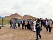 وزيرة البيئة ومحافظ جنوب سيناء يتابعان منظومة المعالجة وفرز المخلفات.. صور