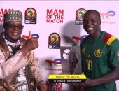 فينسيت أبو بكر أفضل لاعب فى مباراة الكاميرون ضد بوركينا فاسو بافتتاح أمم أفريقيا