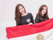 صحيفة باراجوية تبرز مشاركة فنانتين توأم من باراجواى فى منتدى شباب العالم