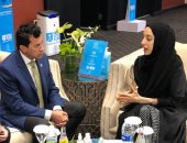 أشرف صبحى يلتقى وزيرة الدولة لشؤون الشباب بدولة الإمارات على هامش منتدى الشباب