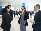 وزيرة التخطيط والتنمية الاقتصادية تزور جناح رواد 2030 بمنتدى شباب العالم