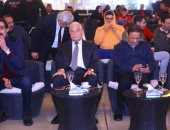 اللواء خالد فودة وإعلاميون يشاهدون مباراة مصر ونيجيريا فى شرم الشيخ