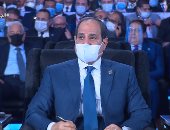 الرئيس السيسى لمديرة الجلسة النقاشية: ندى فرصة للضيف يتكلم