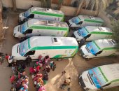صحة المنيا تنظم قافلة طبية لأهالي قرية دير أبو حنس بمركز ملوي