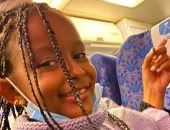 الطفلة النوبية "جنى" تشارك فى منتدى شباب العالم تلبية لدعوة الرئيس السيسى