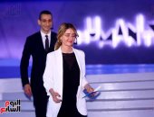 شابان يتحدثان أمام الرئيس السيسي عن فعاليات منتدى شباب العالم