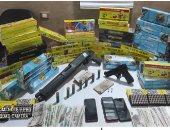 ضبط عاطل بحوزته أسلحة وألعاب نارية قبل ترويجها فى المنوفية