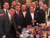نجوم الإعلام والرياضة في حفل زفاف ابنة شوقي غريب.. صور