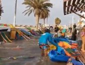 غرق شخصين بسبب موجات تسونامى فى بيرو والسلطات تغلق 20 ميناءً.. فيديو