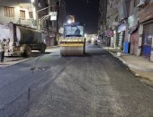 استكمال أعمال رصف ورفع كفاءة ميدان المجذوب وعدد من شوارع حي غرب بأسيوط
