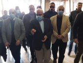 محافظ بورسعيد يتفقد أعمال إنشاء الجناح البحرى بمستشفى السلام .. صور
