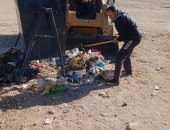 رفع 5 أطنان مخلفات وتراكمات أتربة من شوارع مدينة الحسنة بشمال سيناء