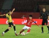 المقاولون العرب يتقدم على الأهلي بهدف نظيف فى الشوط الأول..صور