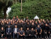 زيارة خاصة من رئيس كاف لمعسكر حكام كأس أمم أفريقيا قبل ثمن النهائي