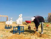 حديقة ألعاب وأدوات رياضية هدية الدولة لأهالى قرية الظهير بشمال سيناء