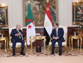 الرئيس السيسي يستقبل نظيره الجزائرى عبد المجيد تبون