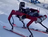 روبوت صينى سداسى الأرجل يتحرك بألواح تزلج فى البيئات الثلجية