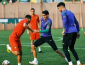 منتخب المغرب يستعد بقوة لمواجهة مصر فى ربع نهائى أمم أفريقيا.. صور