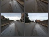 محافظة الجيزة تزيل آثار الأمطار من الشوارع لتيسير الحركة المرورية