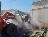 إزالة 7 حالات تعدٍ ضمن أعمال الموجة 19 لإزالة التعديات فى المنيا