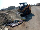 رفع 5 أطنان مخلفات من شوارع مدينة الحسنة وقرية بغداد بوسط سيناء