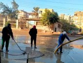 لمواجهة تقلبات الجو.. انتشار معدات شفط وكسح مياه الأمطار بشوارع الشرقية
