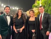 دنيا وإيمى مع رامى رضوان وحسن الرداد بعد فترة طويلة من الغياب عن الظهور معا