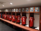 شاهد.. غرفة ملابس منتخب مصر قبل مواجهة المغرب فى كأس الأمم الأفريقية