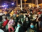 شاهد كيف تؤازر الجماهير المنتخب أمام الكاميرون عبر الشاشات الكبيرة بشاطئ بورسعيد.. فيديو