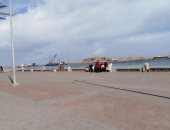 أبناء دمياط على ممشى النيل برأس البر فى أول أيام اجازة نصف العام.. لايف وصور