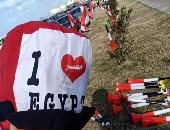 أعلام مصر تزين كورنيش الإسكندرية استعدادا لمباراة نهائى أفريقيا.. لايف وصور