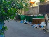 أهالى شارع أحمد أبو سليمان بالسيوف بالإسكندرية يطالبون بنقل صناديق القمامة