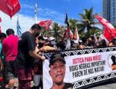 احتجاجات ضخمة فى البرازيل ضد العنصرية بعد مقتل لاجئ كونغولى.. فيديو وصور