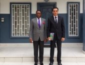 السفير المصرى فى مالابو يلتقى رئيس الجامعة الوطنية بغينيا الاستوائية