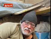 "عم محمد" عايش فى عشة لمدة 20 سنة بعد وفاة زوجته.. شوف إزاى بيتعامل مع البرد
