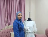 أول فستان ذكى مصرى.. يدعم السياحة ومسحة واحدة للبار كود تعرف تاريخ بلدك.. فيديو