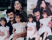 دنيا سمير غانم تنشر صورة من طفولتها تجمعها بإيمى ووالديها الراحلين