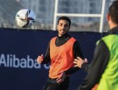 محمد عبد المنعم يشارك فى مران الأهلى الجماعى للمرة الأولى