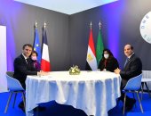 الرئيسان السيسى وماكرون يبحثان العلاقات الثنائية الاستراتيجية بين مصر وفرنسا