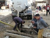 محافظ كفر الشيخ يستجيب لأهالى قرية قراجة لحل مشكلة ارتفاع منسوب مياه الصرف
