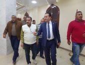 رئيس مدينة المحلة يتفقد مشروع موقف سيارات والبنك الزراعى بقرية بشبيش