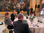 الرئيس السيسى يحضر حفل عشاء بمقر قصر متحف الفن التشكيلى ببروكسل.. صور