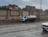 المرور: تمركز سيارات شفط مياه الأمطار على الطرق السريعة 