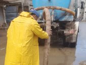 حالة الطقس اليوم.. مياه المنوفية تواصل شفط تراكمات الأمطار فى الشوارع