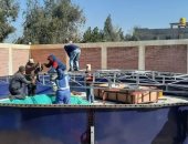 إعادة تأهيل محطة مياه كفر الحاج شربينى والأبنية التعليمية ضمن حياة كريمة بالدقهلية