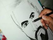 "مارينا" من أسيوط تبدع فى موهبة الرسم وتحلم بالدراسة المتخصصة 