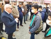 محافظ بورسعيد يرصد حضور 11 طالبا فقط من أصل 652 داخل مدرسة