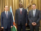 السفير المصرى فى جوبا يلتقى نائب رئيس جنوب السودان لقطاع البنية التحتية