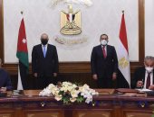 رئيس الوزراء ونظيره الأردنى يشهدان توقيع مذكرة تفاهم بمجال المناطق اللوجيستية