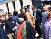 وزيرا السياحة والثقافة ومحافظ أسوان يوزعون هدايا تذكارية على السائحين والزائرين.. صور